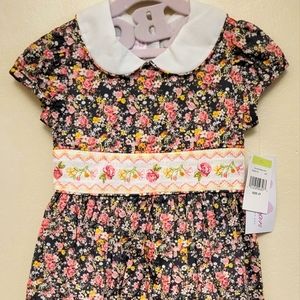 Floral smocked dress